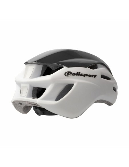 POLISPORT Helmet Aero-R White/Blazck/ Fluo Yellow Size L