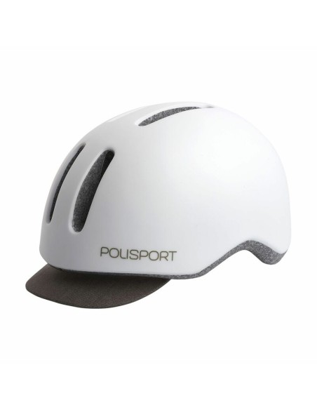 POLISPORT Helmet Commuter White/Grey Size L