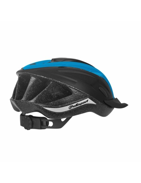 POLISPORT Cască Ride în negru/albastru Mărimea L