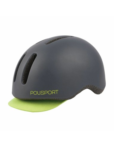 POLISPORT Helmet Commuter Dark Grey/Fluo Yellow Size L