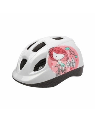 POLISPORT Kids Helmet Princess White/Pink Size XS