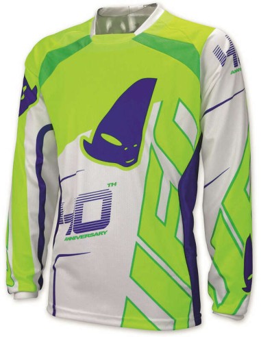 UFO 40th Anniversary Jersey White/Green/Blue Size XL