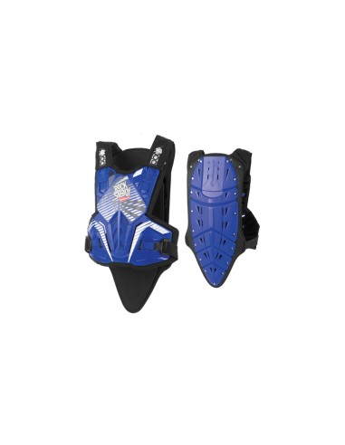 Protecție de piept Rocksteady Fusion albastru Polisport, versiunea scurtă Blue S