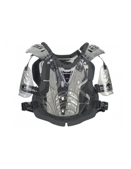 Protector de piept POLISPORT XP2 Negru fum/argintiu Marime unica Adult Argintiu & Nuantat Marime unica Adult