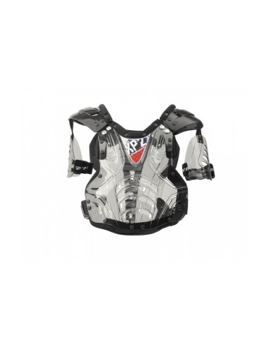 POLISPORT XP2 Junior Chest Protector Black Smoke/Silver