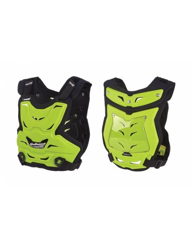 POLISPORT Chest Protector Phantom Lite Neon Yellow One Size Adult