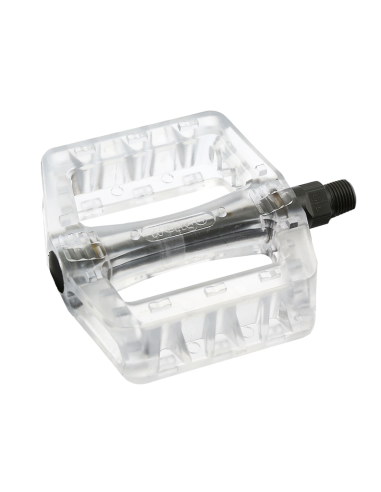 WELLGO Bicycle Pedals Bmx / Freestyle Clear Resin B107P