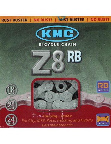 KMC chain Z8.3 6/7/8 speeds 114L gray KMC chain Z8.3 6/7/8 speeds 114L gray