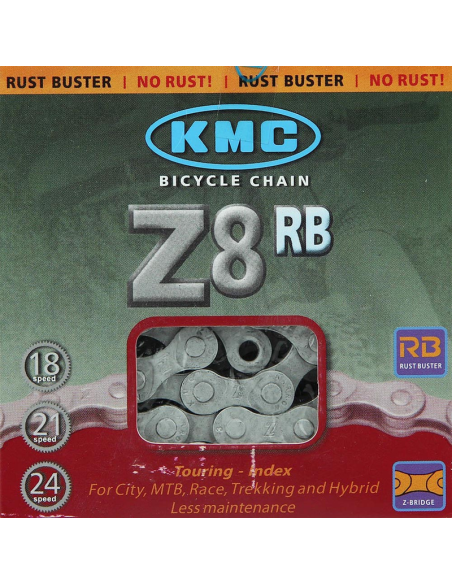 KMC chain Z8.3 6/7/8 speeds 114L gray
