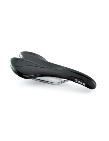 VELO Bicycle Saddle Miles Rails Cr-Mo Male Black