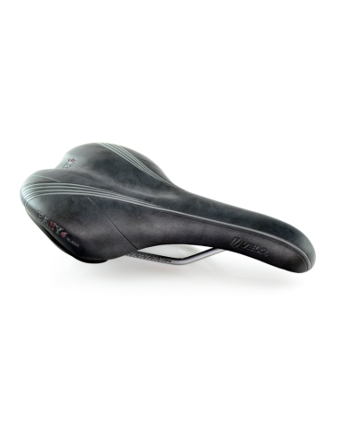 VELO Bicycle Saddle Easy Rails Steel Male Black