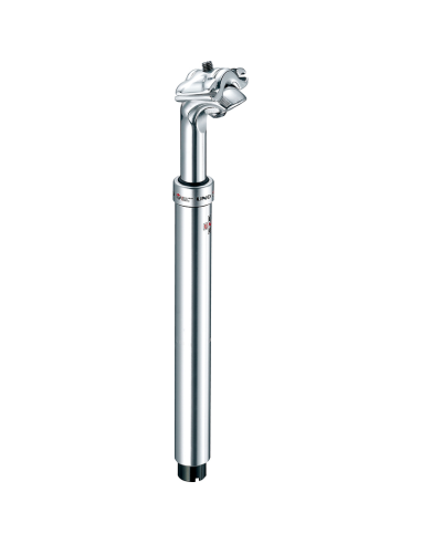 UNO Bicycle Seatpost City Comfort with Suspension - 350 mm Ø26.8 Silver