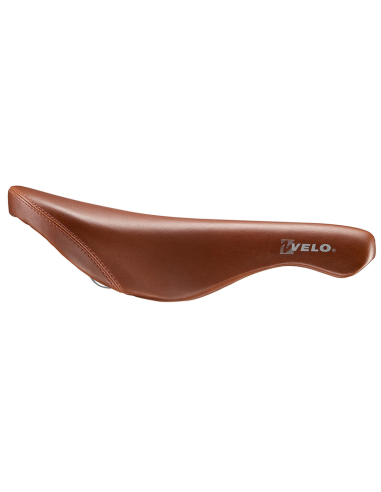 VELO Bicycle Saddle Tokyo San Esu Design Ti Rails Unisex Brown Leather