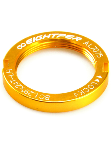 Fixie Sprocket Lockring EIGHTPER - Anodized gold