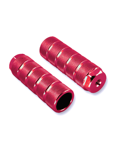 V BIKE Bmx Bicycle Footpegs M14/100. Red