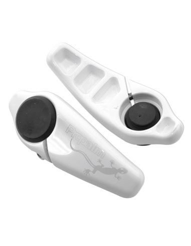 PROPALM Bicycle Handlebar Barends White - 75mm