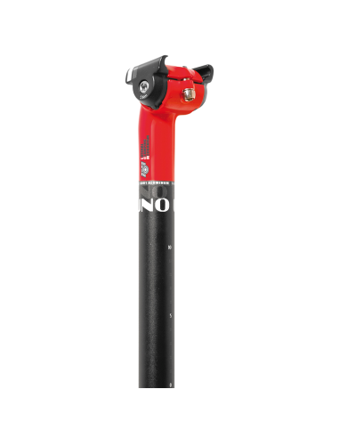 UNO Bicycle Seatpost  L:350Mm Ø27,2 Red/Black