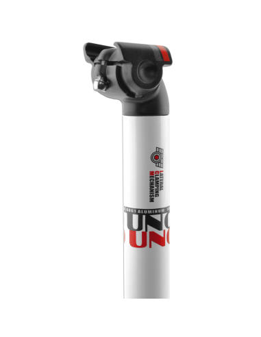 UNO TS 655 Bicycle Seatpost - 350mm Ø27.2 White