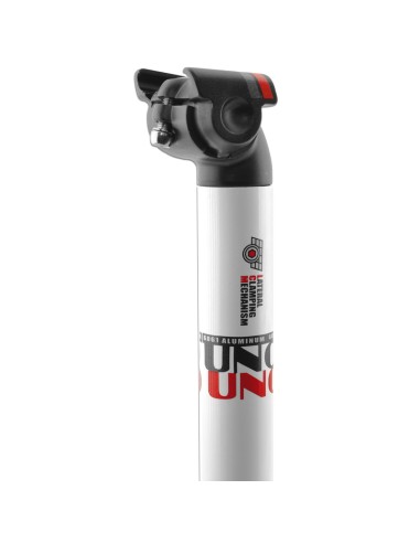 UNO TS 655 Bicycle Seatpost - 350mm Ø31.6 White