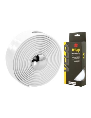 Velo Bicycle Handlebar Tape Road . Cork, White
