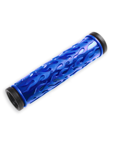 Velo Bicycle Grips Flame Kraton Blue