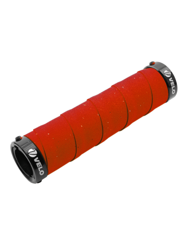 Velo Bicycle Grips  Eva/Gel. Red