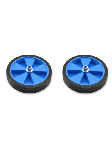 Set roți stabilizatoare pentru biciclete VICMA pentru copii. Blue Rim