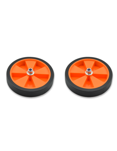 VICMA Children Bicycle Stabilizer Wheel Set. Orange Rim