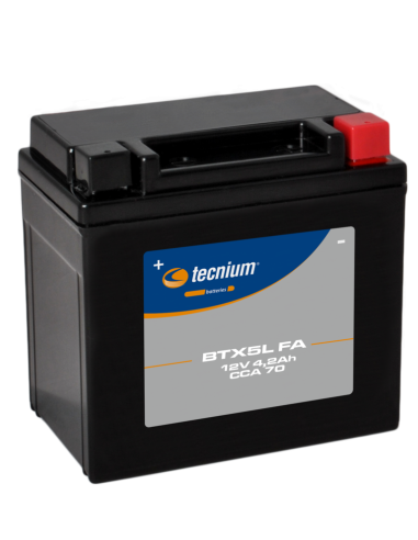 TECNIUM Battery Maintenance Free Factory Activated - BTX5L