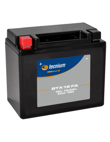 TECNIUM Battery Maintenance Free Factory Activated - BTX12