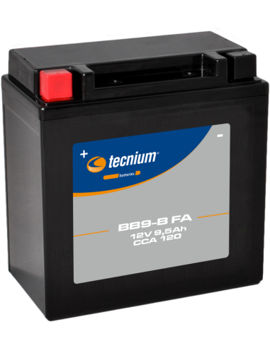 TECNIUM Battery Maintenance Free Factory Activated - BB9-B