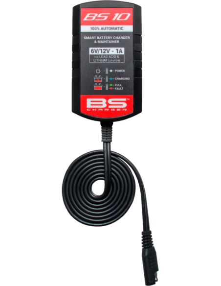 BS BATTERY BS10 Smart Battery Charger - 6V/12V 1A