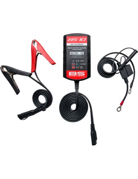 BS BATTERY BS10 Smart Battery Charger - 6V/12V 1A