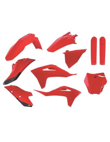 POLISPORT Plastic Kit - Red/White