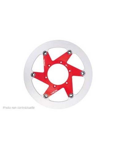 BERINGER Aeronal Cast Iron Floating Brake Disc - Red H31FR