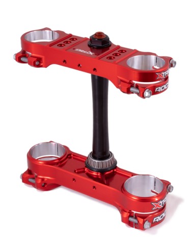 XTRIG ROCS Pro Triple Clamp Offset 20-22 mm - Red Gas Gas