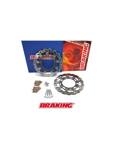 BRAKING Wave Floating Oversize Brake Disc Kit - 300 OKWK10