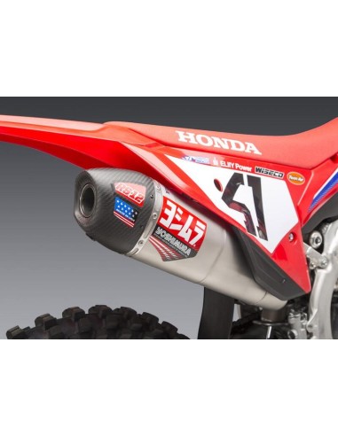 YOSHIMURA RS-12 Signature Series Silencer Stainless Steel/Carbon - Honda CRF250R/RX