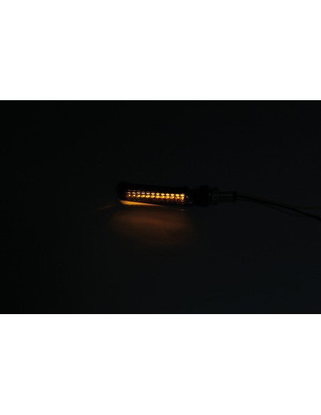 SHIN YO Flint LED Sequentiel Indicator Black/Smoke E-Approved (Pair)