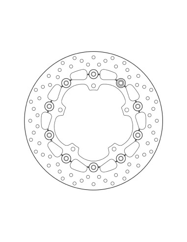 BREMBO Serie Oro Round Floating Brake Disc