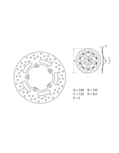 BREMBO Serie Oro Round...