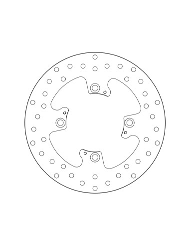 BREMBO Serie Oro Round Fixed Brake Disc