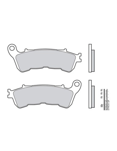 BREMBO Street Sintered Metal Brake pads - 07HO57LA