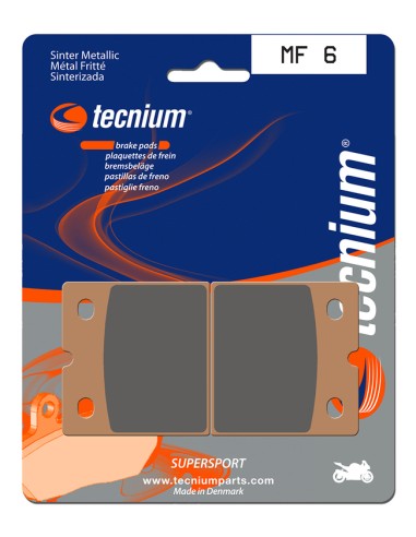 TECNIUM Street Performance Sintered Metal Brake pads - MF6