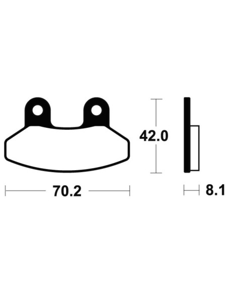 TECNIUM Scooter Organic Brake pads - ME292