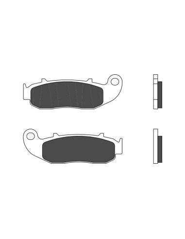 Plăcuțe de frână BREMBO Street Carbon Ceramic - 07GR79.CC