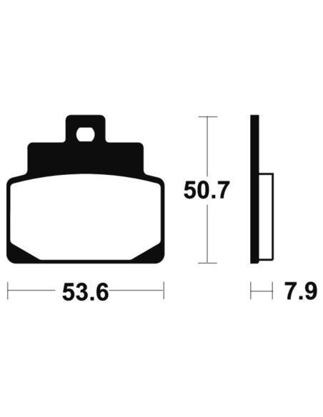 TECNIUM Scooter Organic Brake pads - ME248