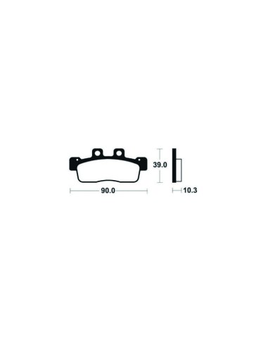 TECNIUM Scooter Organic Brake pads -... TECNIUM Scooter Organic Brake pads -...
