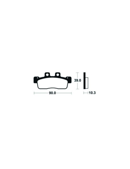 TECNIUM Scooter Organic Brake pads - ME375