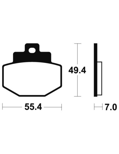 TECNIUM Scooter Organic Brake pads -... TECNIUM Scooter Organic Brake pads -...